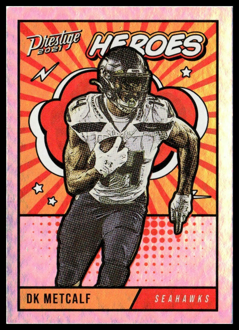 2021 Panini Prestige #HE-12 DK Metcalf Heroes