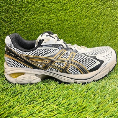 Asics GT-2160 Mens Size 7 White Black Athletic Running Walking Shoes Sneakers