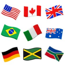 World Cup Football  Flags Holidays Shoes Country For Clogs Online Charms