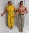 Lot of 2 - Vintage G.I. Joe Figures - Missing Hand, Torn Clothes