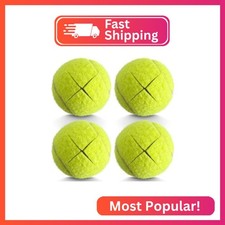HPWFHPLF Precut Tennis Balls for Walkers, 4 PCS Heavy Duty Long Lasting Glide Ba