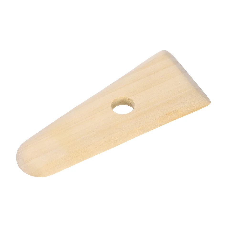 Pottery Ribs 11.7cm x 5.5cm Wooden Clay Ceramic Sculpting Tools Foto 3 de 4