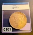 1927 D PEACE SILVER DOLLAR  GENUINE U.S. MINT RARE SEMI KEY COIN !!!