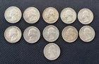Lot of (11) 90% Silver Washington Quarters 1960 D-1961 D-1962-1963 D  LOT#3