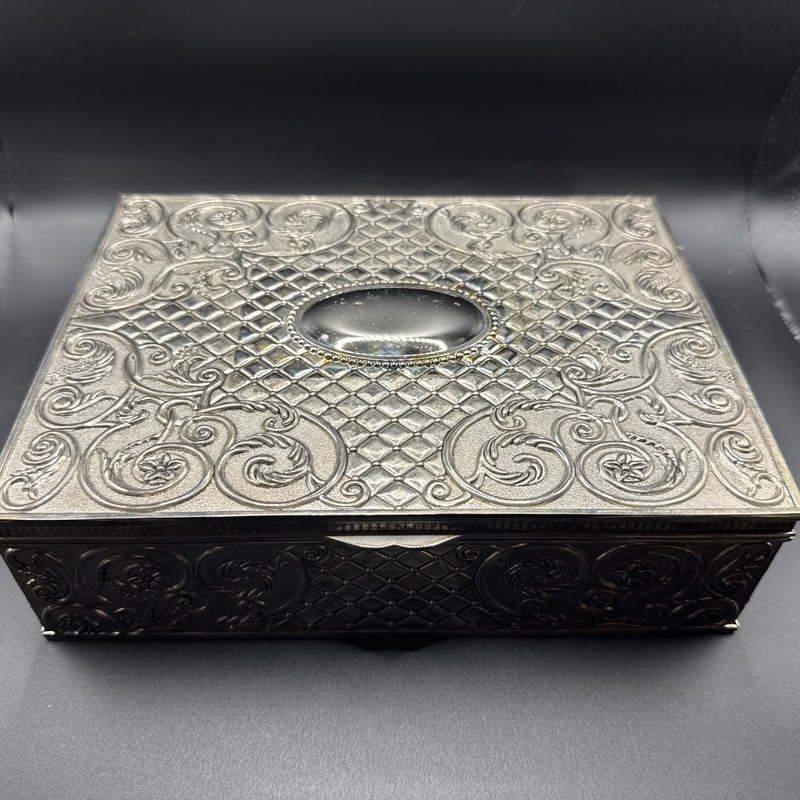 Godinger Silverplate Jewelry Chest Silverplate Jewely Box