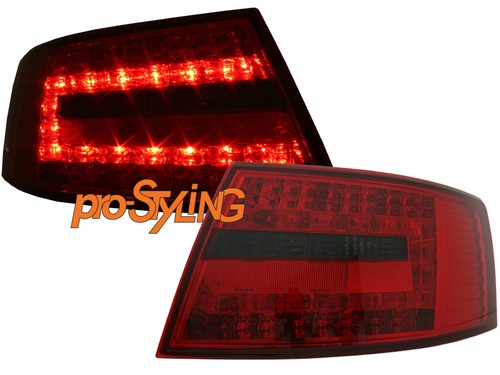 Rückleuchten Audi A6 S6 4F Limo Limousine LED rot schwarz 04-08 (EE)