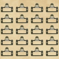 20 Pcs Antique Bronze Card Catalog Drawer Pulls Vintage File Cabinet Pulls New