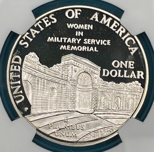 1994-P Damen Veterans Memorial Silber $ 1 NGC PF 69 Ultra Cameo - Bild 3 von 4
