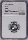 1960 Roosevelt Dime Proof DDO FS-104 NGC PF66 Doubled Die Obverse POP 1 of 3