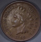 1866 Indian Head Cent VF (detail) /Obv Scr.   (1080p Video)