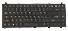 For Getac V110 V200 Backlit Rubber Emissive US Keyboard Laptop Replacement