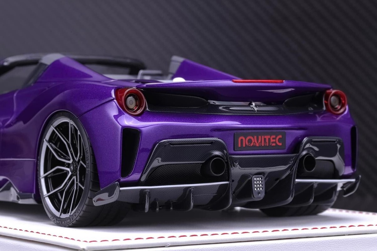 Ferrari 488 Pista Spider NOVITEC (Purple/i.stripe) [Davis