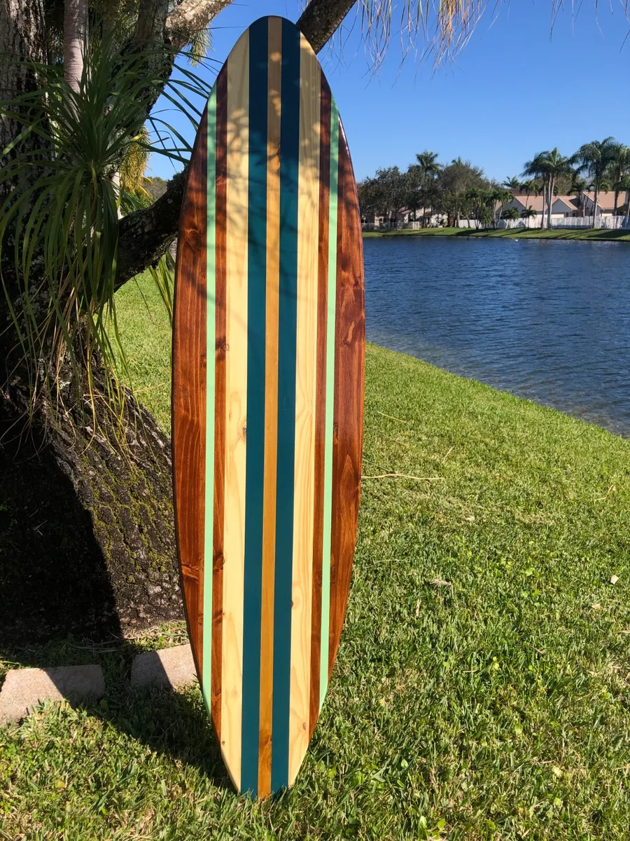 Vintage surfboard decor deals