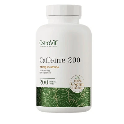 CAFFEINE Tabletten Energiepillen Ausdauer Fokus Leistung Fettabbau Unterstützung - Bild 1 von 3