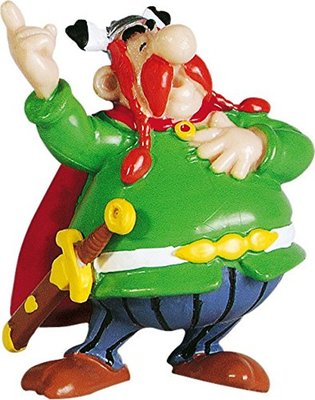 PLASTOY ASTERIX ABRARACOURCIX THE ROOSTER HEAD THE CHIEF 60509 FIGURES