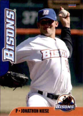 2009 Buffalo Bisons Choice #17 Jonathon Niese Defiance Ohio OH Baseball Card