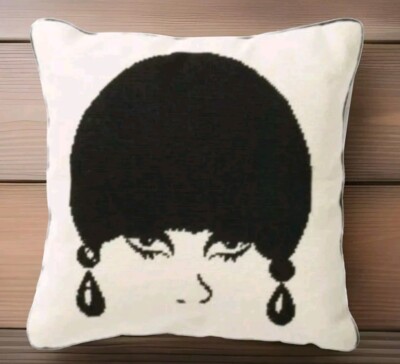 Jonathan Adler embroidered pillow **Retired Design RARE
