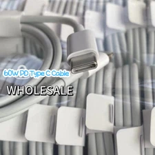 Lot 60W Type C to Type C Fast Charger USB-C Cord PD Cable For Samsung iPhone 15