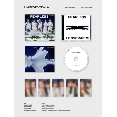 LE SSERAFIM Japan 1st Single FEARLESS Solo ver. Weverse ver