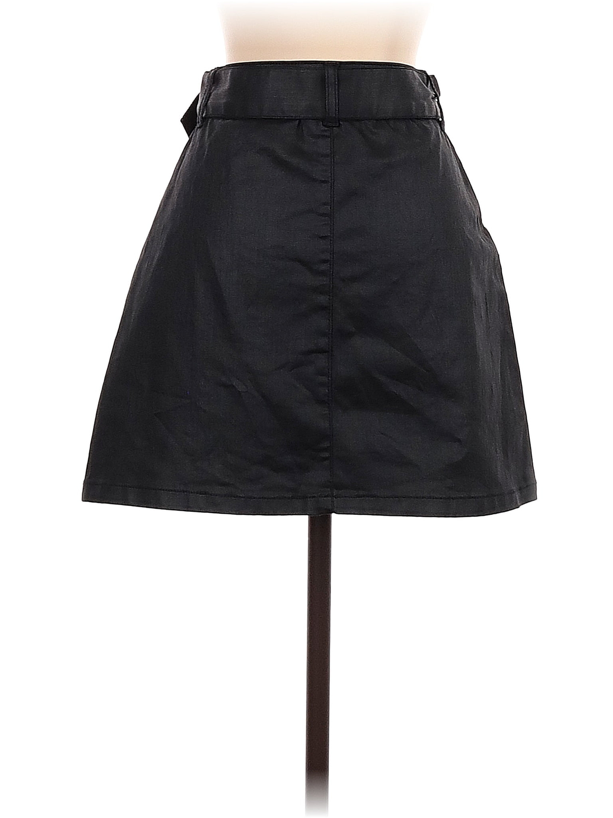 Amp Women Black Faux Leather Skirt XS eBay