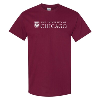 University of Chicago Maroons Institutional Logo Short Sleeve T-Shirt - Maroon