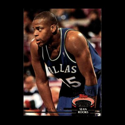 Sean Rooks 1992-93 Stadium Club Rookie Dallas Mavericks #325 R328C 64