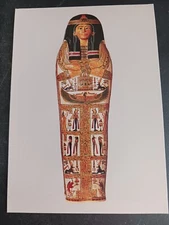 postcard art Outer Coffin of Henettawy Egyptian Met Museum unposted