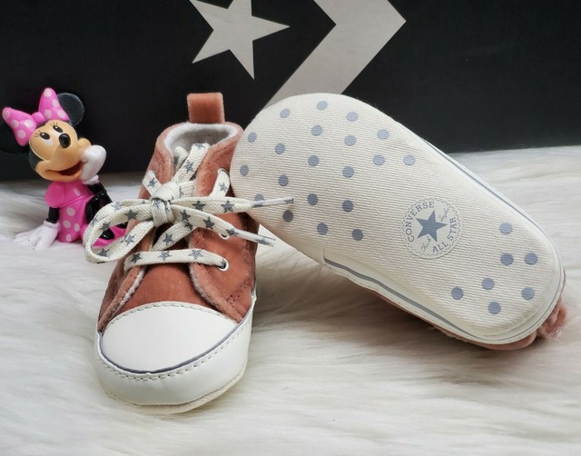 baby silver converse