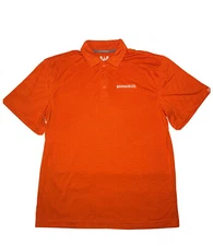 Whataburger Men's Orange Polo Golf Uniform Employee Shirt Size Unisex Large