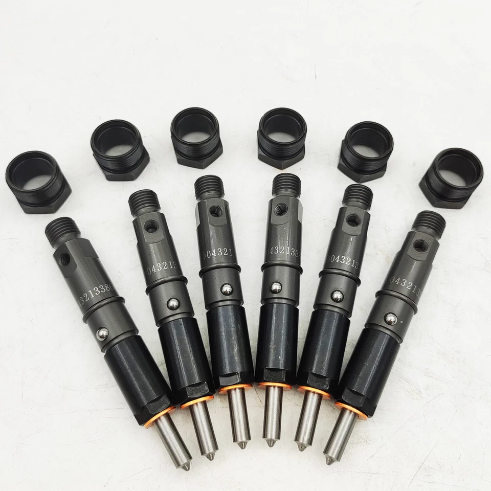 6X Diesel Fuel Injectors 0432133864 For Bosch 1994-98 Dodge Ram 5.9L 12 Valve - Изображение 3 из 4