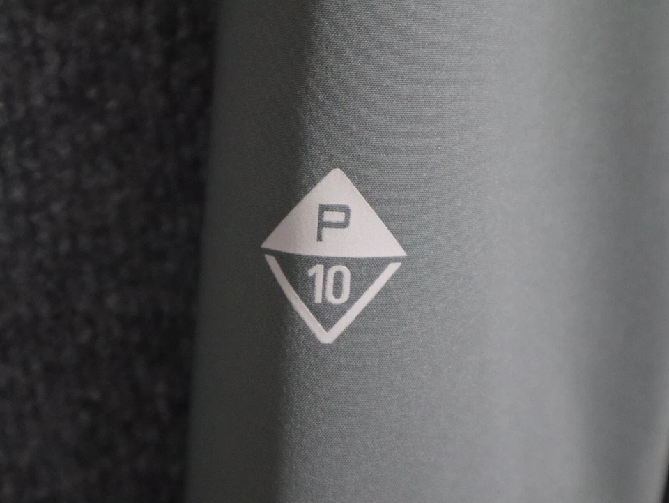 Orage Jacket Men Medium Gray Logan Shell Full Zip Hooded Ski Hike Camp Fish EUC - Image 3 of 4