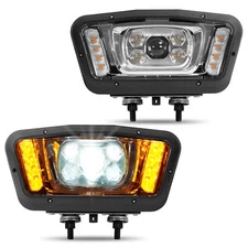 Replacement LED Snow Plow Lights Kit Clear Lens for Snowdogg # 16160800
