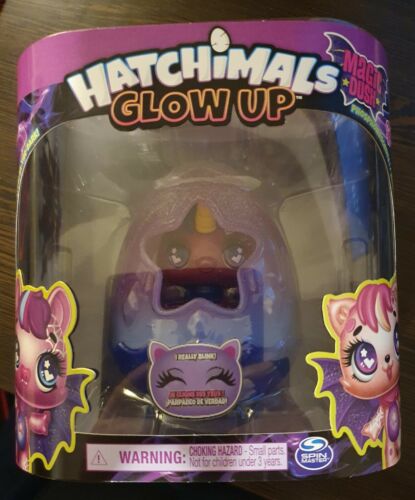 Hatchimals Glow Up 3 Inch Collectible Mystery Egg.Nightfall unikeet *new* - 第 1/1 張圖片