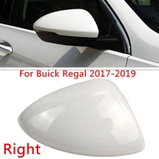 White Right Rearview Door Mirror Cover Shell Cap Fit For Buick Regal 2017-2019