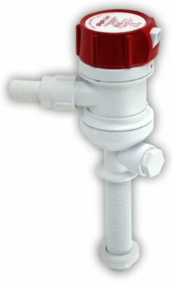 Rule 403STC Livewell/Belüfter Wasserpumpe 800GPH Doppel Port Thru Hull 3/4 ''