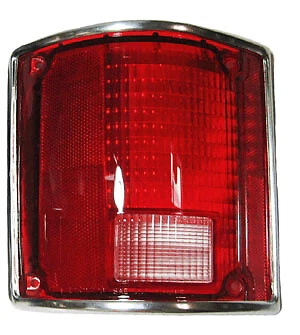 Tail Lights For Chevy Truck 1973-1987 Blazer 78-91 Lens And Housing Chrome Pair - Image 3 of 4