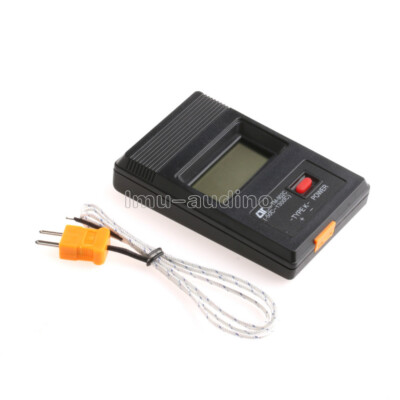 TM902C Digital LCD Thermometer Temperature Reader Meter Sensor K Type Probe