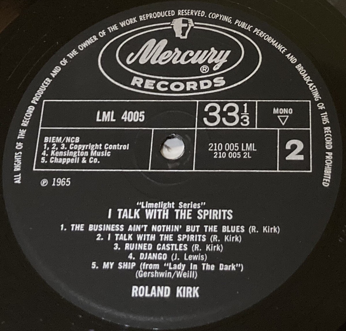 ローランドカーク「I TALK WITH THE SPIRITS」レアJAZZ 【公式通販】