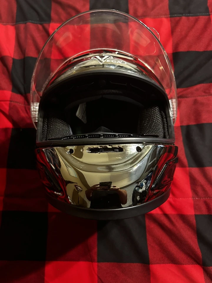 Casco de motocicleta VEGA Full Face dorado/bronce XS (fabricante en 2002) Foto 2 de 4