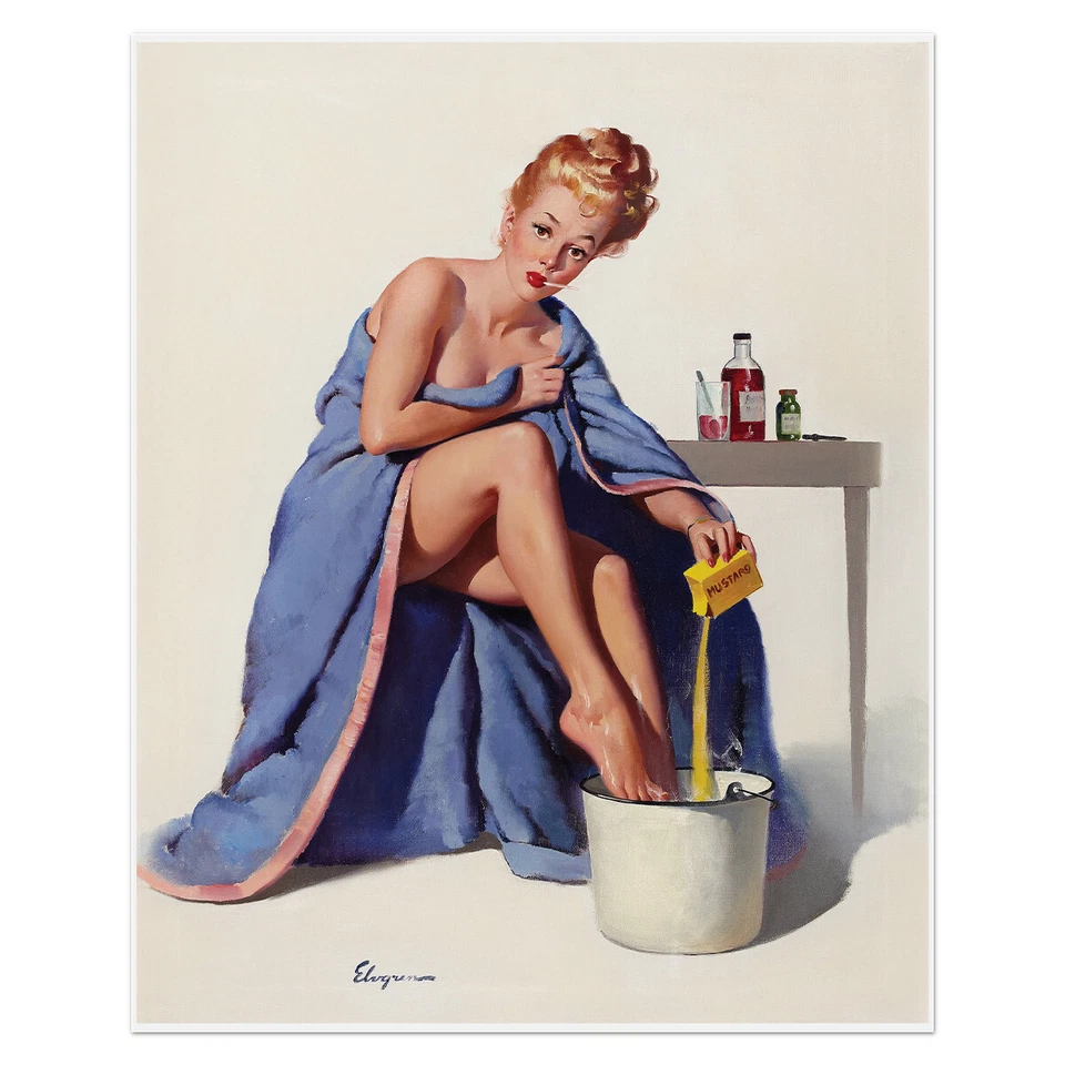 Poster It’s Nothing To Sneeze At, 1947 | 19x24" size A2 | Pin up, Pharmacy decor - Image 4 of 4