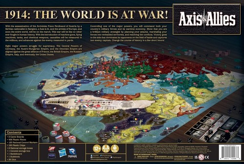 Axis & Allies Brettspiele: 1. Weltkrieg 1914 Strategiespiel NEU VERSIEGELT REN02568 - Bild 3 von 3