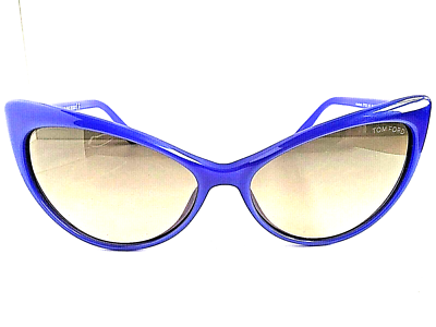 Authentic Tom Ford 55mm Purple Cat Eye Women display picture 1