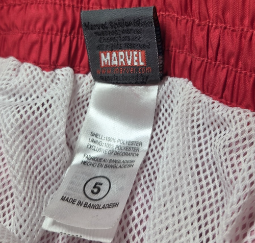 Vintage Marvel Universe Spiderman KIDS Shorts Wolverine Y2K USA Cartoon NEW 5T - Picture 6 of 6