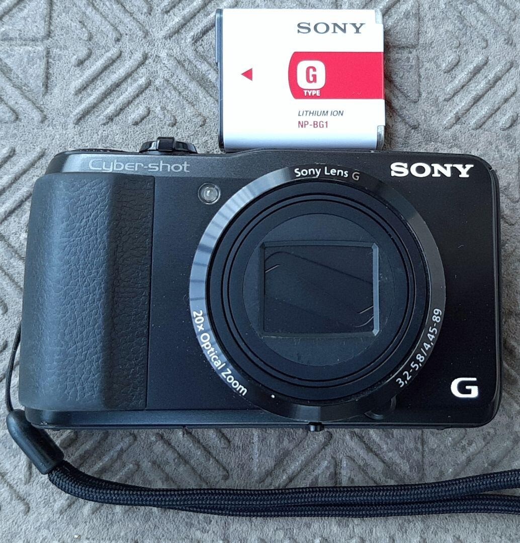 Sony Cyber-shot DSC-HX30V Black Digital Camera W/Battery, Charging