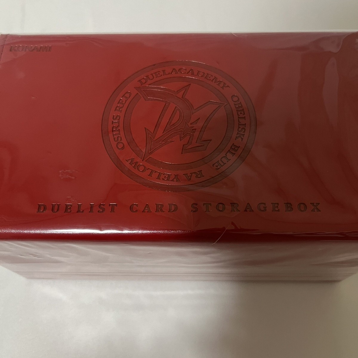 yugioh 5ds konami duelist deck card carrying case Amazon.com: Konami Yugioh Card Game Storage Red Dual Double Deck Box  (Version #3 main image 1