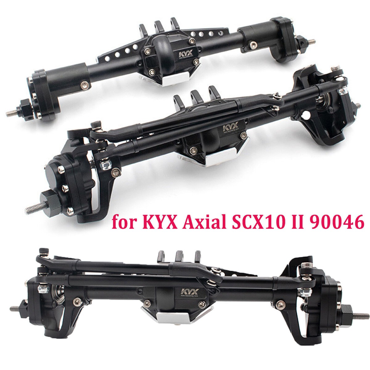 KYX SCX10 II V8 Engine 2 Speed Gearbox W/ Skid Plate 36mm Motor - Foto 10