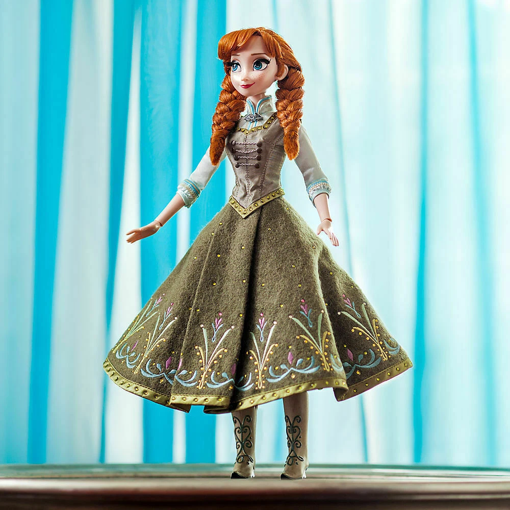 anna from frozen green dress