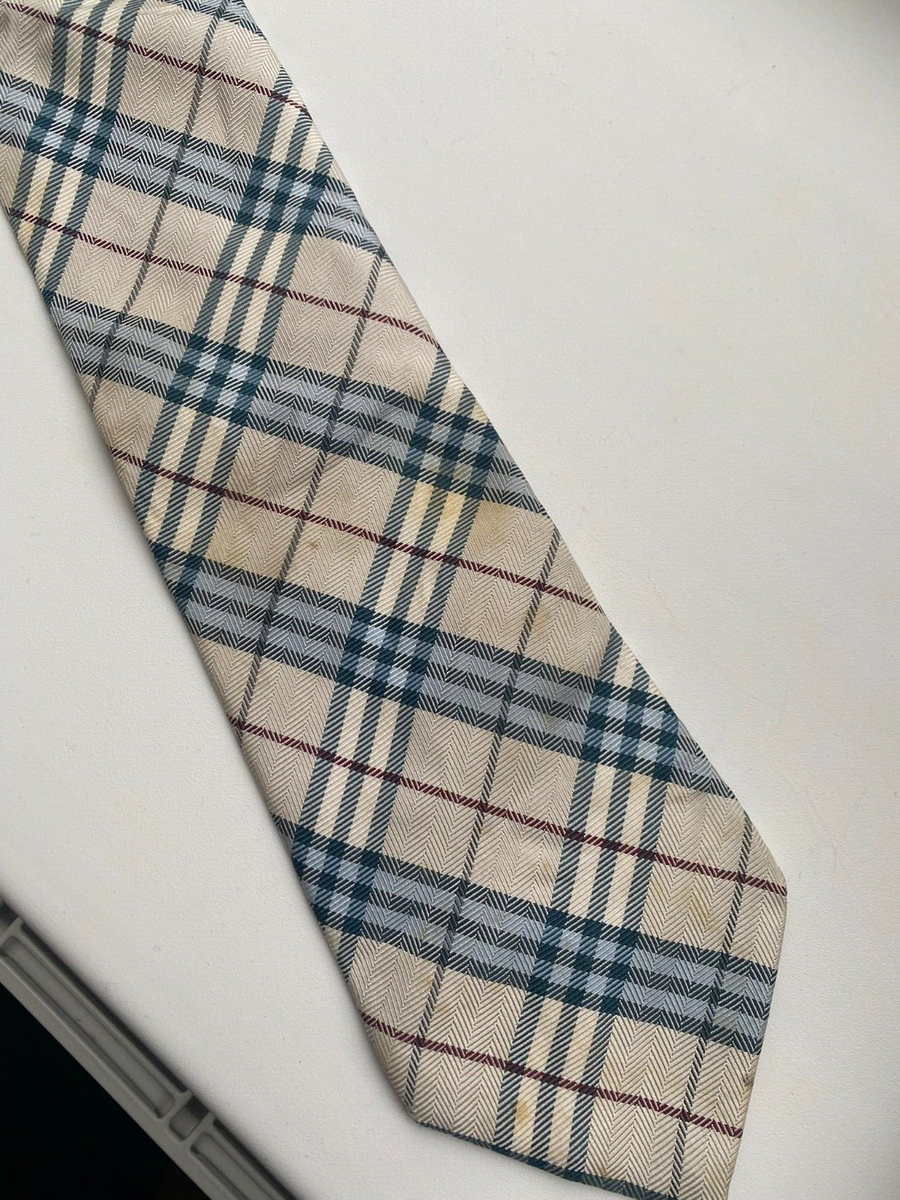 珍Burberry LONDON ENGLAND silk100％　ノバチェック Burberry London Nova Check Silk Tie | eBay