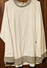 Women  s Long Sleeve White Crew Neck Sweatshirt w/ Pockets   Dark Accent Color