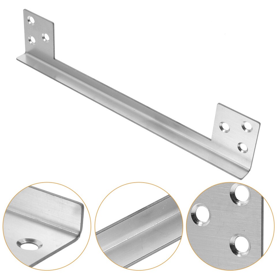 Stainless Steel Door Latch Bolt Guard Plate Outswing Security Protector
